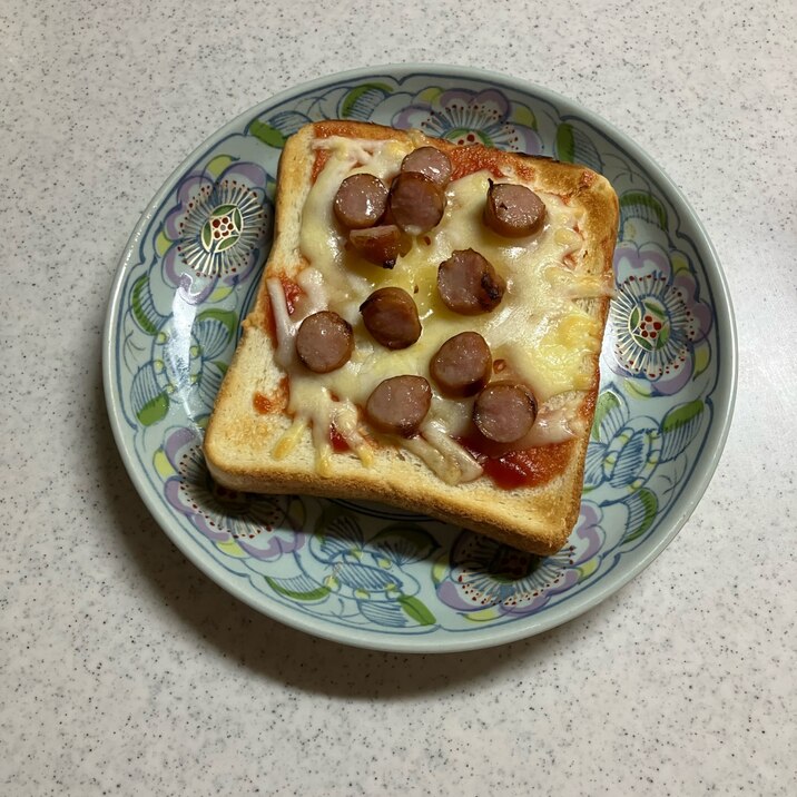朝食に★ピザ風チーズトースト